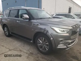 2019 Infiniti QX80 Luxe z VIN JN8AZ2NE8K9232200, wystawiony jako Copart lot #89110265 z przebiegiem 86 723 mil mil oraz Szkody całkowita. Historia ofert i sprzedaży dostępna na DreamBid. Obrazek 4.
