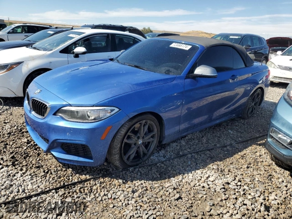 2017 BMW M2 z VIN WBA2L1C39HV666863, wystawiony jako Copart lot #72088174 z przebiegiem 56 480 mil mil oraz Szkoda całkowita • Salvage title. Historia ofert i sprzedaży dostępna na DreamBid. Obrazek 1.