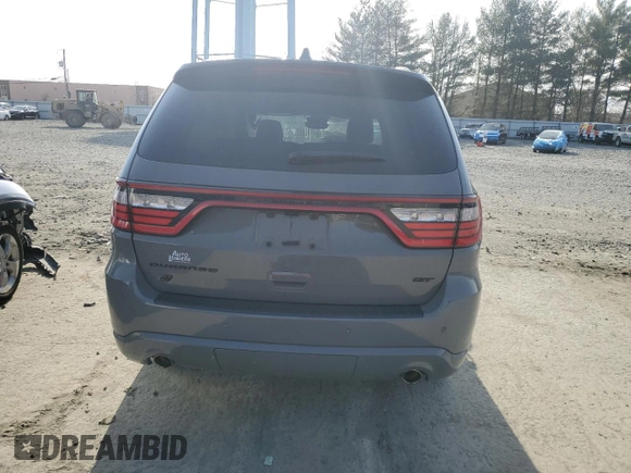 2021 Dodge Durango GT Plus with VIN 1C4RDJDG1MC750908, listed as a Copart auction lot 48904615 with 0 mi miles and Salvage Title. Bid and sale history available at carsss.com. Image 6.