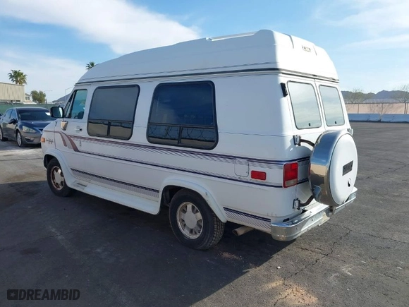 1995 Chevrolet Chevy Van with VIN 1GBEG25K5SF131291, listed as a IAAI auction lot 41861888 with 90,365 mi miles. Bid and sale history available at carsss.com. Image 3.