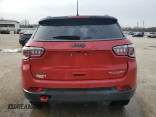 2020 Jeep Compass Trailhawk with VIN 3C4NJDDB5LT122219, listed as a Copart auction lot 47773725 with 165,376 mi miles and Salvage Title. Bid and sale history available at carsss.com. Image 6.