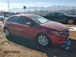 2024 Toyota Corolla LE with VIN JTDB4MEE0RJ016277, listed as a Copart auction lot 45208175 with 11,230 mi miles and Salvage Title. Bid and sale history available at carsss.com. Image 4.
