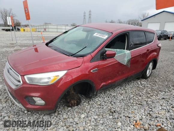 2017 Ford Escape SE z VIN 1FMCU9GD5HUC62126, wystawiony jako Copart lot #50188985 z przebiegiem 157 918 mil mil oraz Szkoda całkowita • Salvage title. Historia ofert i sprzedaży dostępna na DreamBid. Obrazek 1.