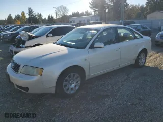 2002 Audi A6 3.0L with VIN WAULT54B62N043421, listed as a Copart auction lot 79695004 with 142,457 mi miles and Clean Title. Bid and sale history available at carsss.com. Image 1.