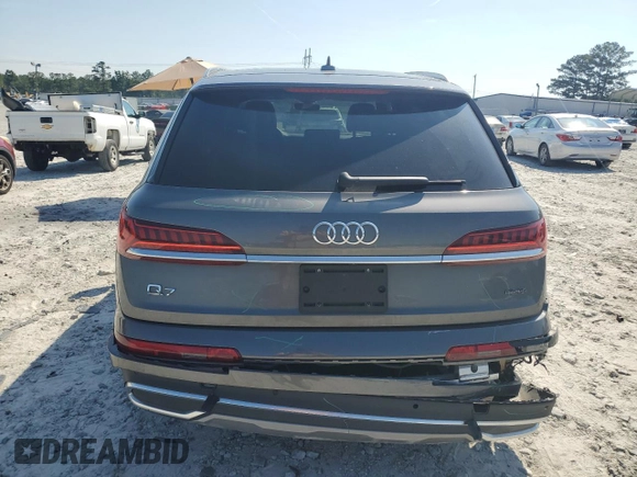 2023 Audi Q7 Premium z VIN WA1AXBF72PD021414, wystawiony jako Copart lot #60467114 z przebiegiem 36 872 mil mil oraz Szkoda całkowita • Salvage title. Historia ofert i sprzedaży dostępna na DreamBid. Obrazek 6.