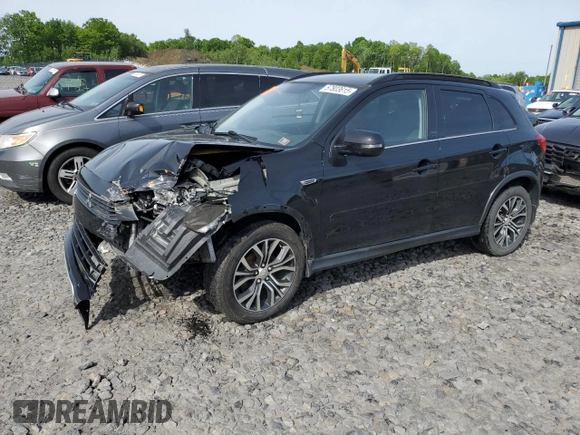 2016 Mitsubishi Outlander SEL with VIN JA4AR4AW3GZ025138, listed as a Copart auction lot 57803615 with 90,005 mi miles and Salvage title. Bid and sale history available at DreamBid. Image 1.