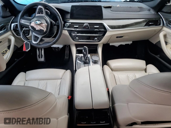 2020 BMW 5 Series M550i xDrive with VIN WBAJS7C01LCD23365, listed as a Copart auction lot 88302885 with Not provided miles and Salvage title. Bid and sale history available at DreamBid. Image 8.