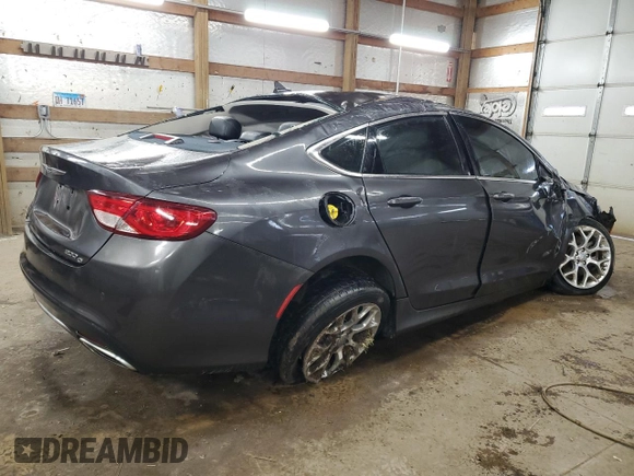 2016 Chrysler 200 C with VIN 1C3CCCEG3GN148155, listed as a Copart auction lot 45572735 with 0 mi miles and Non Repairable. Bid and sale history available at carsss.com. Image 3.