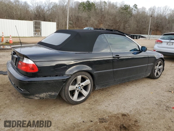 2004 BMW 3 Series 325Ci with VIN WBABW33494PL30530, listed as a Copart auction lot 48068885 with 63,416 mi miles and Salvage Title. Bid and sale history available at carsss.com. Image 3.
