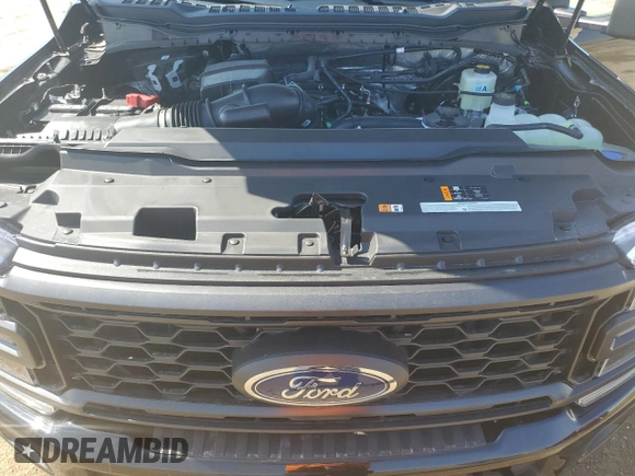 2024 Ford Super Duty F-250 SRW XL with VIN 1FT8W2BN6REF80375, listed as a Copart auction lot 51074575 with 1,202 mi miles and Salvage Title. Bid and sale history available at carsss.com. Image 11.