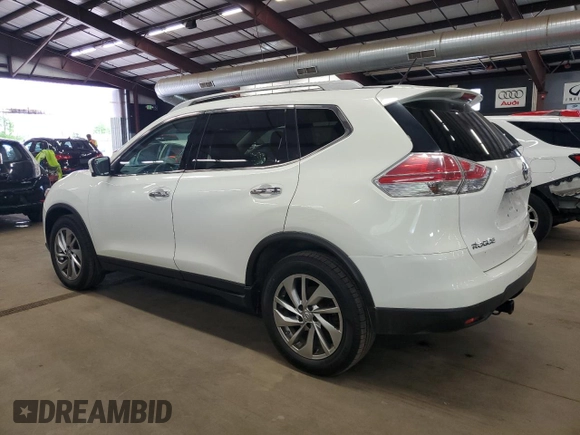 2014 Nissan Rogue SL with VIN 5N1AT2MV7EC782408, listed as a Copart auction lot 56377705 with 127,824 mi miles and Clean Title. Bid and sale history available at DreamBid. Image 2.
