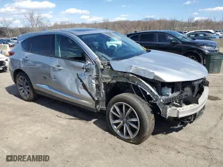 2019 Acura RDX w/Technology Pkg with VIN 5J8TC2H5XKL009453, listed as a Copart auction lot 50407725 with 50,702 mi miles and Salvage Title. Bid and sale history available at carsss.com. Image 4.