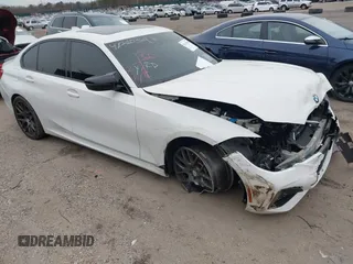 2020 BMW 3 Series M340i with VIN WBA5U7C0XLA232275, listed as a IAAI auction lot 41210369 with 56,220 mi miles and . Bid and sale history available at DreamBid. Image 1.