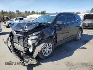 2023 Chevrolet Equinox LT with VIN 3GNAXUEGXPL267535, listed as a Copart auction lot 54006855 with 26,597 mi miles and Salvage title. Bid and sale history available at DreamBid. Image 1.