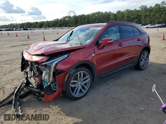 2021 Cadillac XT4 FWD Sport with VIN 1GYFZER49MF055918, listed as a Copart auction lot 69907613 with 36,138 mi miles and . Bid and sale history available at DreamBid. Image 1.