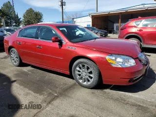 2011 Buick Lucerne CXL Premium with VIN 1G4HJ5EM0BU109350, listed as a Copart auction lot 48419635 with 104,565 mi miles and Salvage Title. Bid and sale history available at carsss.com. Image 4.