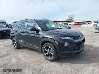 2022 Chevrolet TrailBlazer RS with VIN KL79MTSL2NB041887, listed as a IAAI auction lot 41242907 with 47,409 mi miles. Bid and sale history available at carsss.com. Image 1.