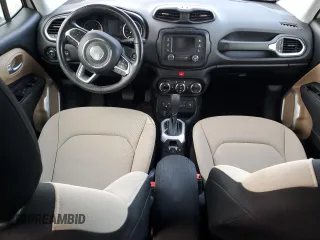 2017 Jeep Renegade Latitude with VIN ZACCJBBB5HPE43951, listed as a Copart auction lot 46699525 with 55,751 mi miles and Salvage Title. Bid and sale history available at carsss.com. Image 8.