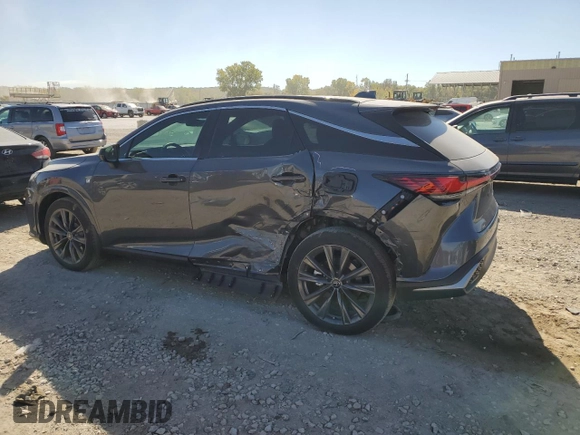 2024 Lexus RX with VIN 2T2BAMCA1RC046677, listed as a Copart auction lot 74885944 with 6,565 mi miles and Salvage Title. Bid and sale history available at carsss.com. Image 2.
