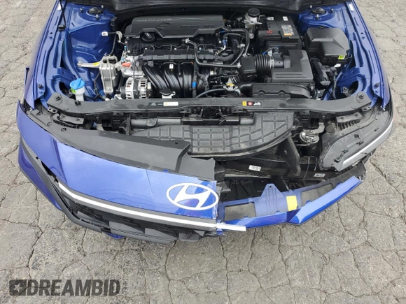 2024 Hyundai Elantra SEL with VIN KMHLM4DG6RU762928, listed as a Copart auction lot 52983615 with 3,462 mi miles and Salvage Title. Bid and sale history available at carsss.com. Image 11.