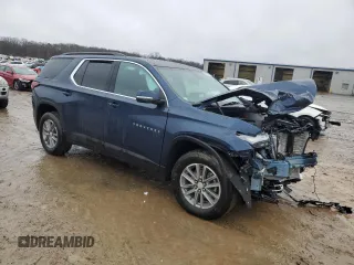 2022 Chevrolet Traverse LT Cloth with VIN 1GNERGKW6NJ181331, listed as a Copart auction lot 44864915 with 51,600 mi miles and Salvage title. Bid and sale history available at DreamBid. Image 4.