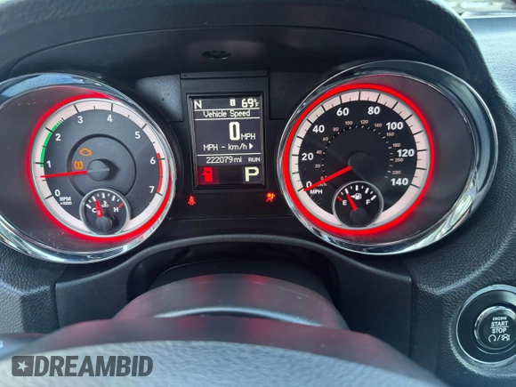 2012 Dodge Durango Citadel with VIN 1C4SDJET1CC205450, listed as a Copart auction lot 65277845 with 222,079 mi miles and Clean title. Bid and sale history available at DreamBid. Image 8.