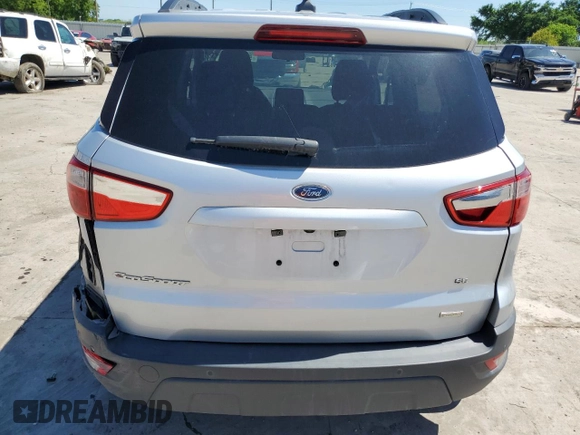 2020 Ford EcoSport SE z VIN MAJ3S2GE0LC394354, wystawiony jako Copart lot #53514755 z przebiegiem Nie podano mil oraz Szkoda całkowita • Salvage title. Historia ofert i sprzedaży dostępna na DreamBid. Obrazek 6.