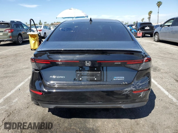 2025 Honda Accord Sport with VIN 1HGCY2F56SA010468, listed as a Copart auction lot 60351295 with 4,502 mi miles and Salvage title. Bid and sale history available at DreamBid. Image 6.