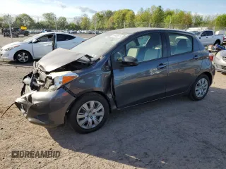 2013 Toyota Yaris L with VIN JTDKTUD32DD547099, listed as a Copart auction lot 54653615 with 153,439 mi miles and Salvage Title. Bid and sale history available at DreamBid. Image 1.