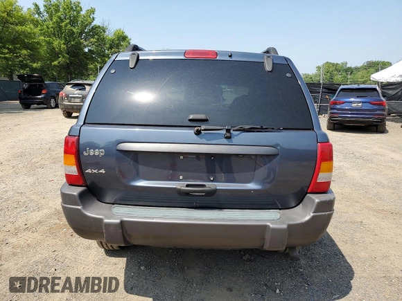 2002 Jeep Grand Cherokee Laredo with VIN 1J4GW48S62C315780, listed as a Copart auction lot 60430465 with 53,637 mi miles and Clean title. Bid and sale history available at DreamBid. Image 6.