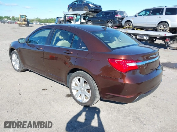 2013 Chrysler 200 Touring with VIN 1C3CCBBB0DN629947, listed as a IAAI auction lot 42216657 with 166,240 mi miles. Bid and sale history available at carsss.com. Image 3.