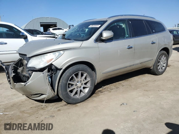 2014 Buick Enclave Leather with VIN 5GAKVBKD6EJ368384, listed as a Copart auction lot 48635855 with 202,879 mi miles and Salvage Title. Bid and sale history available at DreamBid. Image 1.