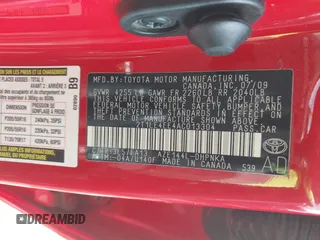 2010 Toyota Matrix S with VIN 2T1LE4EE4AC013304, listed as a IAAI auction lot 41535507 with 120,993 mi miles and . Bid and sale history available at DreamBid. Image 9.