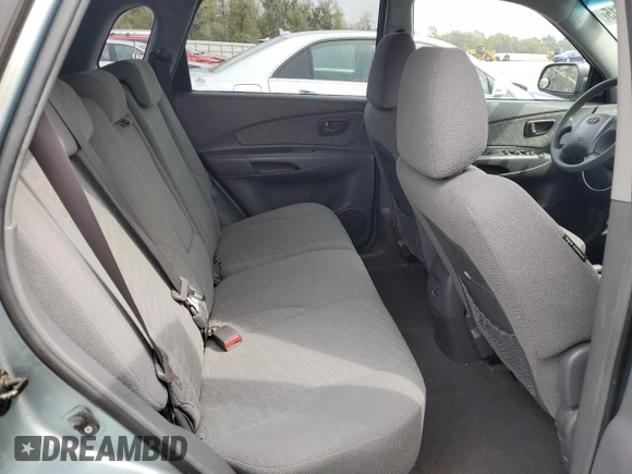 2005 Hyundai Tucson GL with VIN KM8JM12B05U223583, listed as a Copart auction lot 47685815 with 187,736 mi miles and Salvage Title. Bid and sale history available at carsss.com. Image 11.