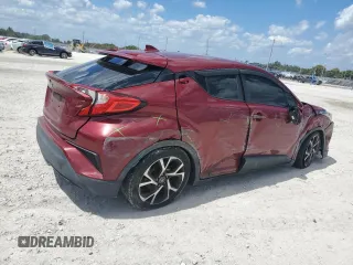 2018 Toyota C-HR XLE with VIN JTNKHMBX1J1005816, listed as a Copart auction lot 50871045 with 80,341 mi miles and Salvage Title. Bid and sale history available at carsss.com. Image 3.