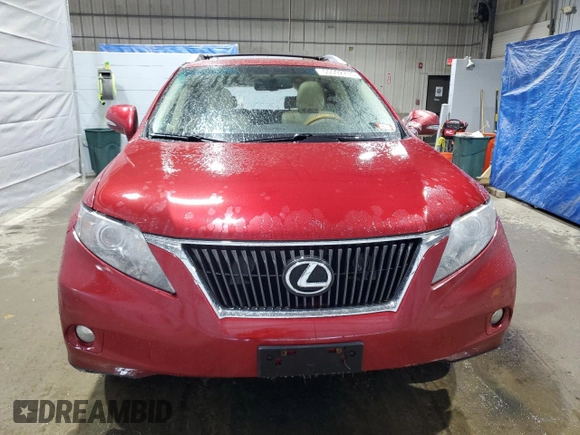 2010 Lexus RX 350 z VIN 2T2BK1BA2AC061545, wystawiony jako Copart lot #55592715 z przebiegiem 99 819 mil mil oraz Szkoda całkowita • Salvage title. Historia ofert i sprzedaży dostępna na DreamBid. Obrazek 5.