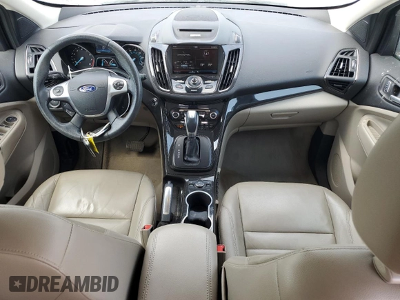 2015 Ford Escape Titanium with VIN 1FMCU0J96FUA49019, listed as a Copart auction lot 52481905 with 112,421 mi miles and Salvage Title. Bid and sale history available at carsss.com. Image 8.