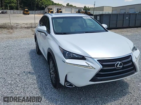 2016 Lexus NX 200t with VIN JTJYARBZ7G2036036, listed as a Copart auction lot 62380235 with 143,487 mi miles and Salvage title. Bid and sale history available at DreamBid. Image 14.