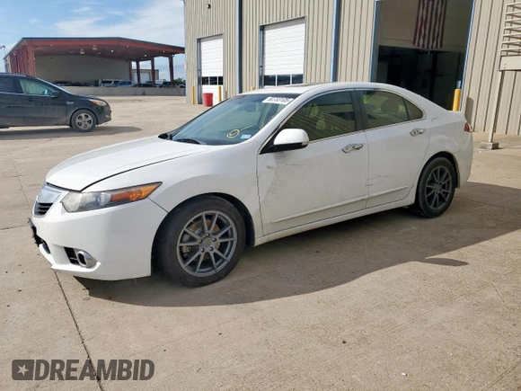 2013 Acura TSX Technology with VIN JH4CU2F66DC010138, listed as a Copart auction lot 60733105 with 136,018 mi miles and Salvage title. Bid and sale history available at DreamBid. Image 1.