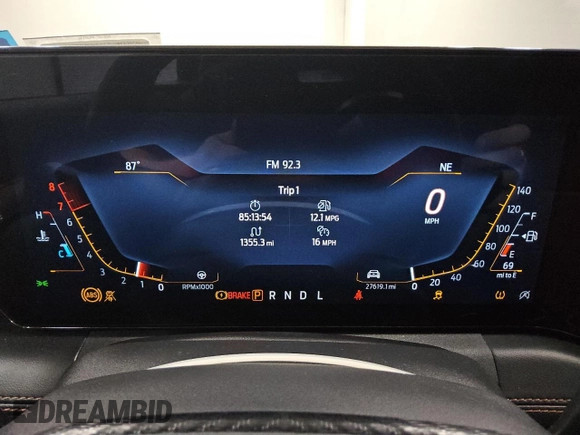 2024 Ford Mustang EcoBoost with VIN 1FAGP8UH7R5120554, listed as a Copart auction lot 62283245 with 27,619 mi miles and Clean title. Bid and sale history available at DreamBid. Image 9.