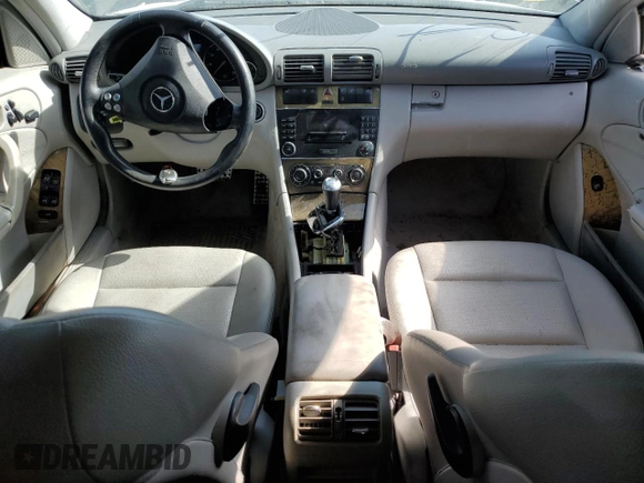 2007 Mercedes-Benz C 230 Sport with VIN WDBRF52H67F889835, listed as a Copart auction lot 51291795 with 150,526 mi miles and Salvage Title. Bid and sale history available at DreamBid. Image 8.