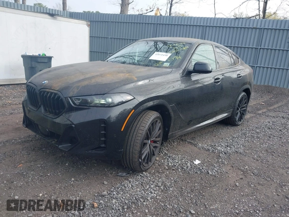2025 BMW X6 xDrive40i with VIN 5UX33EX09S9Y89594, listed as a IAAI auction lot 42072438 with 460 mi miles and . Bid and sale history available at DreamBid. Image 17.