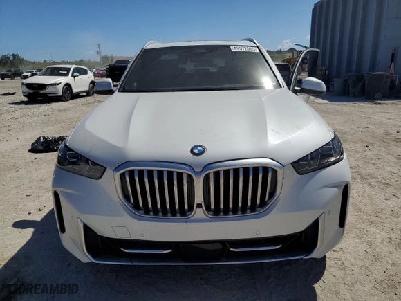 2024 BMW X5 sDrive40i with VIN 5UX13EU00R9S43348, listed as a Copart auction lot 49572065 with 0 mi miles and Salvage Title. Bid and sale history available at carsss.com. Image 5.