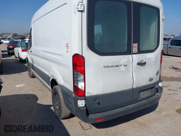 2015 Ford Transit Cargo with VIN 1FTNE2CMXFKA15572, listed as a IAAI auction lot 41566311 with 276,750 mi miles and . Bid and sale history available at carsss.com. Image 3.