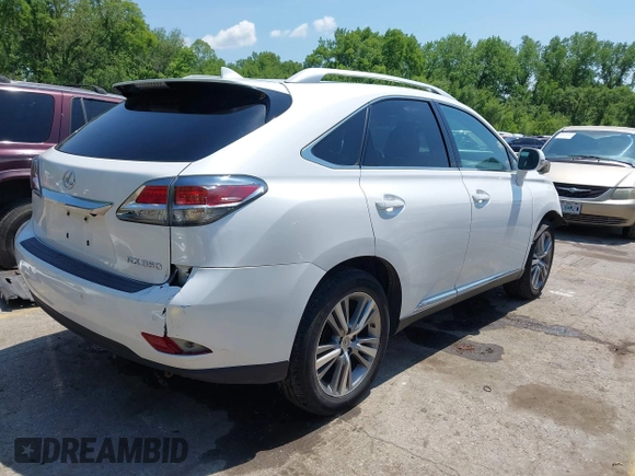 2015 Lexus RX 350 with VIN 2T2BK1BA3FC337934, listed as a IAAI auction lot 42221535 with 154,914 mi miles and . Bid and sale history available at DreamBid. Image 4.