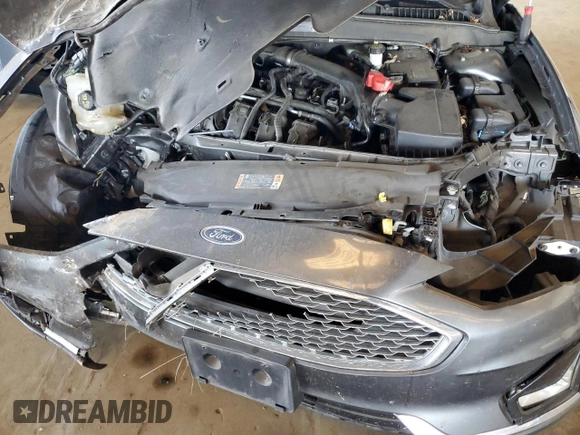 2020 Ford Fusion Titanium with VIN 3FA6P0K92LR115615, listed as a Copart auction lot 60471975 with 73,069 mi miles and Salvage title. Bid and sale history available at DreamBid. Image 11.