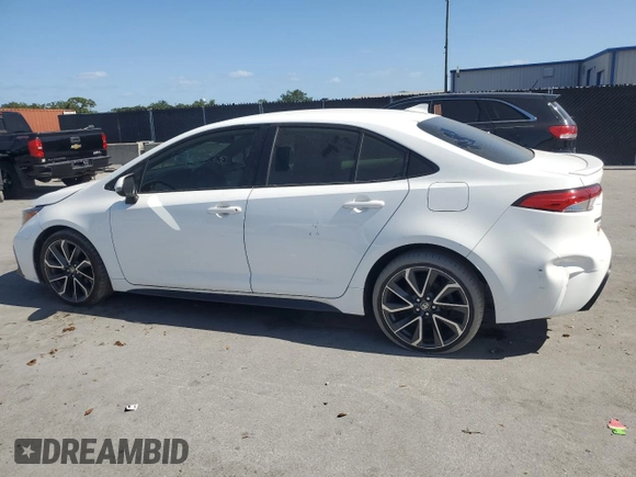 2020 Toyota Corolla SE with VIN JTDS4RCE7LJ031088, listed as a Copart auction lot 55450795 with 148,455 mi miles and Clean Title. Bid and sale history available at DreamBid. Image 2.