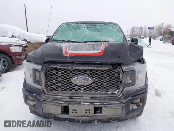 2019 Ford F-150 XL with VIN 1FTFW1E47KFC69168, listed as a IAAI auction lot 41317777 with 1 mi miles. Bid and sale history available at carsss.com. Image 6.