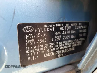 2004 Hyundai Santa Fe z VIN KM8SB12BX4U653484, wystawiony jako Copart lot #55312305 z przebiegiem 146 471 mil mil oraz Czysty tytuł • Clean title. Historia ofert i sprzedaży dostępna na DreamBid. Obrazek 14.
