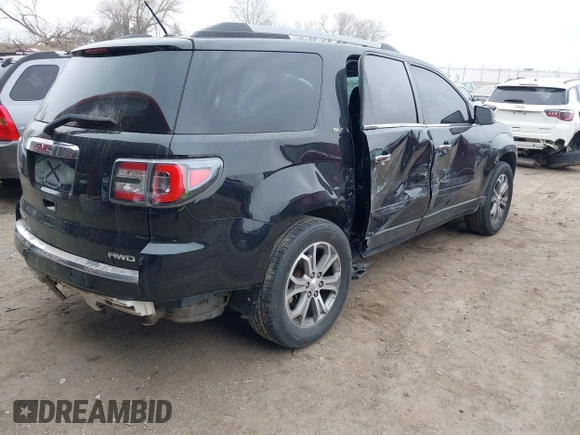 2015 GMC Acadia SLT with VIN 1GKKVRKD4FJ181979, listed as a IAAI auction lot 41856398 with 1 mi miles. Bid and sale history available at carsss.com. Image 4.